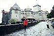 中世王侯貴族の住居でもあったシヨン城